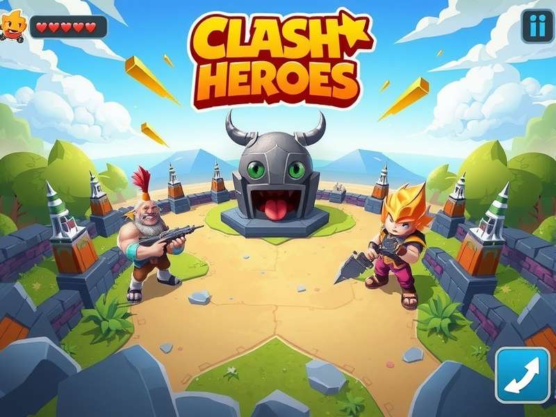 Clash Blast Heroes Gameplay Screenshot